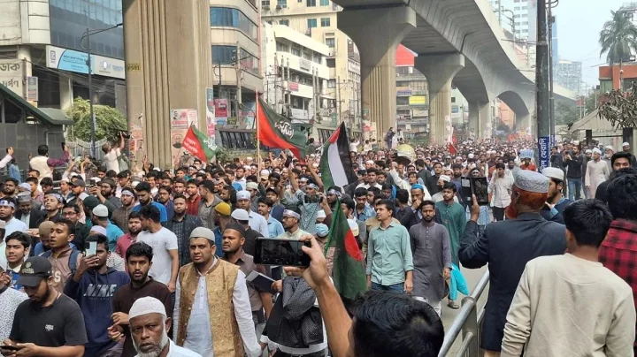 জুলাই গণহত্যার বিচারের দাবিতে ছাত্রশিবিরের গণমিছিল
