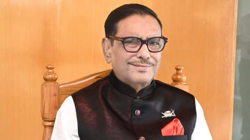 ওবায়দুল কাদেরের বাড়িতে হামলা চালিয়েছে বৈষম্যবিরোধী ছাত্র আন্দোলন