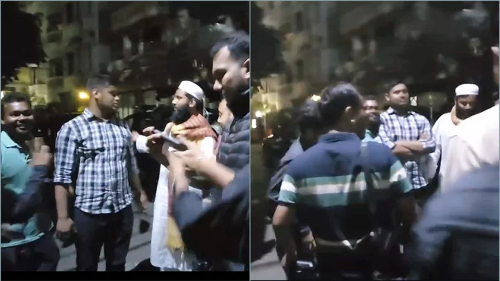 স্বরাষ্ট্র উপদেষ্টার বাসভবনের সামনে মধ্যরাতে বৈষম্যবিরোধী ছাত্র আন্দোলনের আহ্বায়ক হাসনাত আবদুল্লাহ
