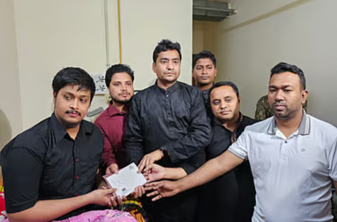জুলাইয়ের অভ্যুত্থানে আহত ছাত্রদল নেতা ইমরানের খোঁজ নিলেন তারেক রহমান