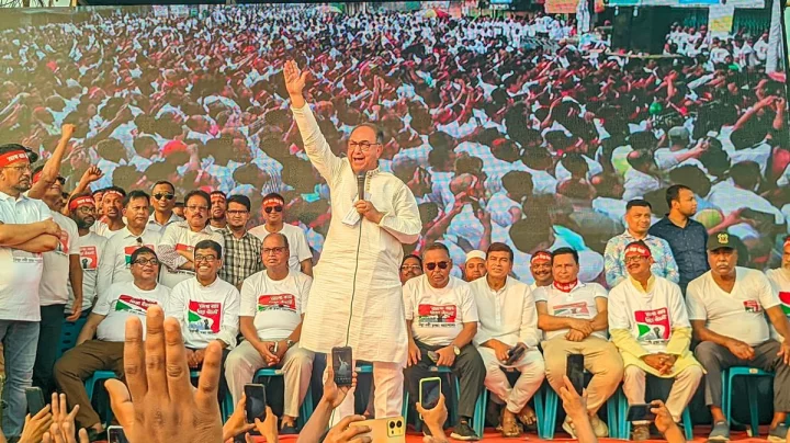 তিস্তা চুক্তি ও মহাপরিকল্পনার দাবিতে রংপুরে বিএনপির গণ-পদযাত্রা