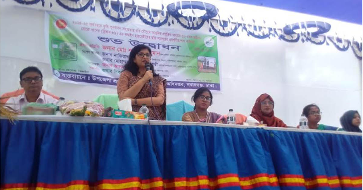 নবাবগঞ্জে “সমলয় পদ্ধতি” ধান চাষে কৃষকদের নতুন সম্ভাবনা