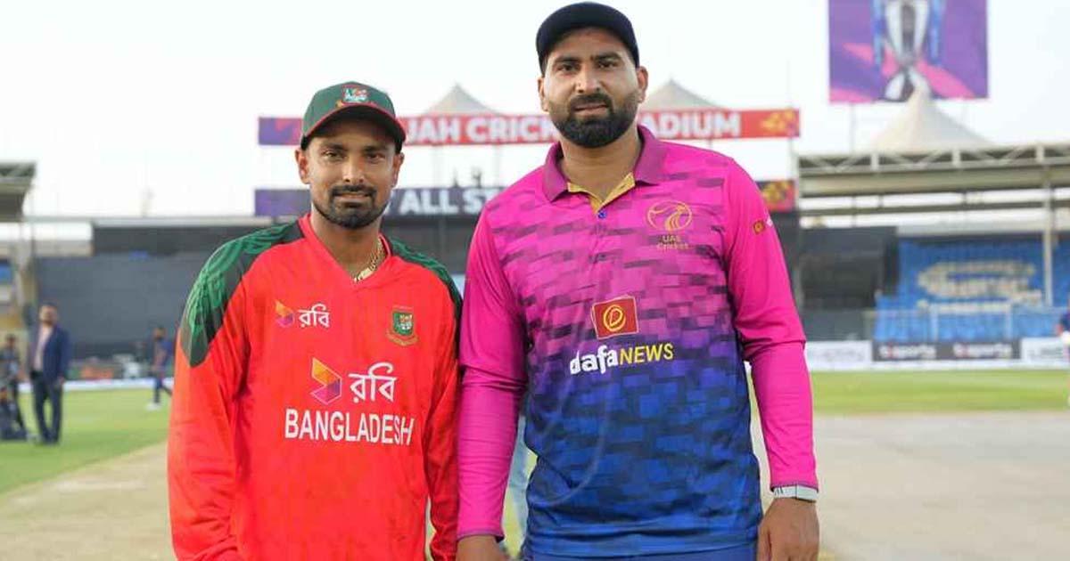 সংযুক্ত আরব আমিরাতের বিপক্ষে সিরিজে এগিয়ে বাংলাদেশ, দ্বিতীয় ম্যাচে চার পরিবর্তন