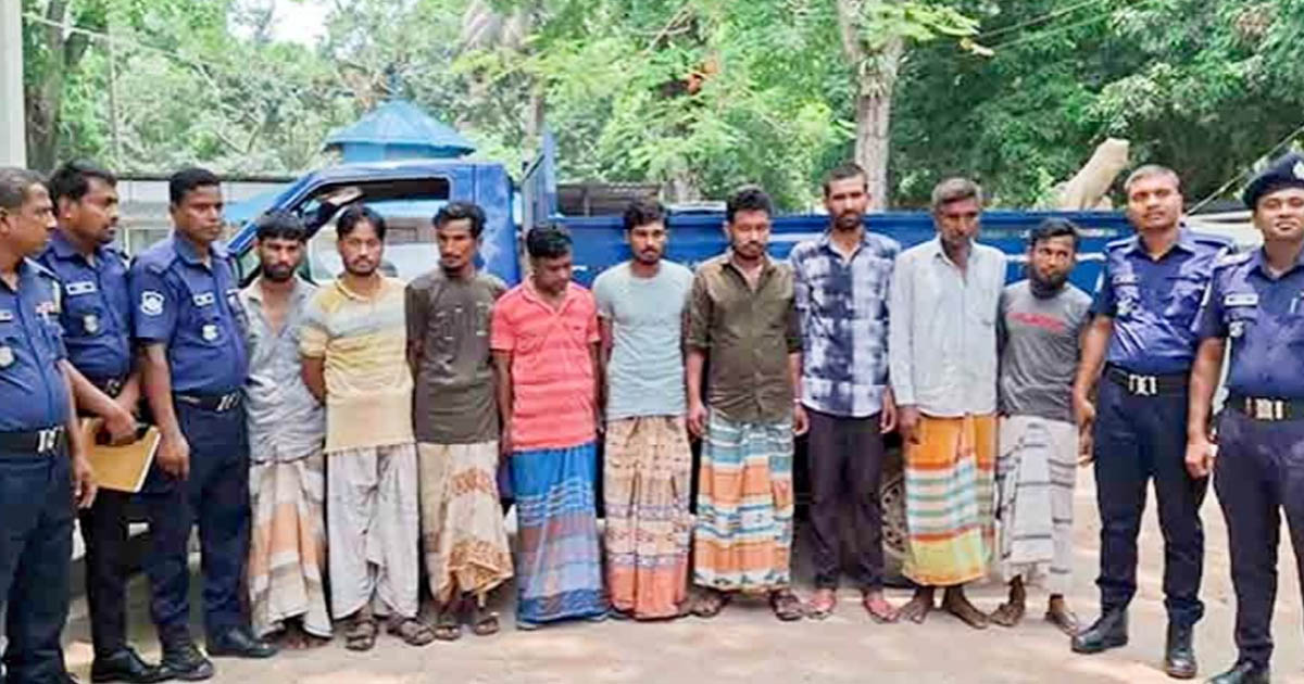 টাঙ্গাইলে আনাম গ্রিন ফুয়েল ফ্যাক্টরিতে ডাকাতির ঘটনায় ৯ জন গ্রেপ্তার, ১৫ লাখ টাকার মালামাল উদ্ধার
