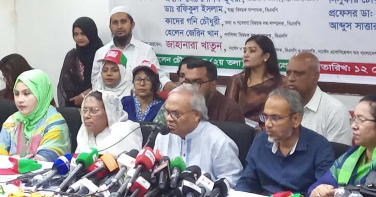 রিজভী সরকারের প্রতি সতর্কবার্তা দিয়ে বললেন, স্বাস্থ্যখাতে উদ্যোগ নিতে হবে