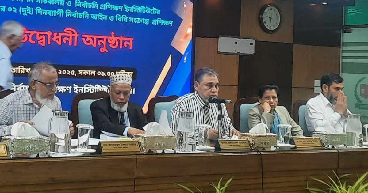 সরকারের সহযোগিতা ছাড়া নির্বাচন সম্ভব নয়: সিইসি নাসির উদ্দিন