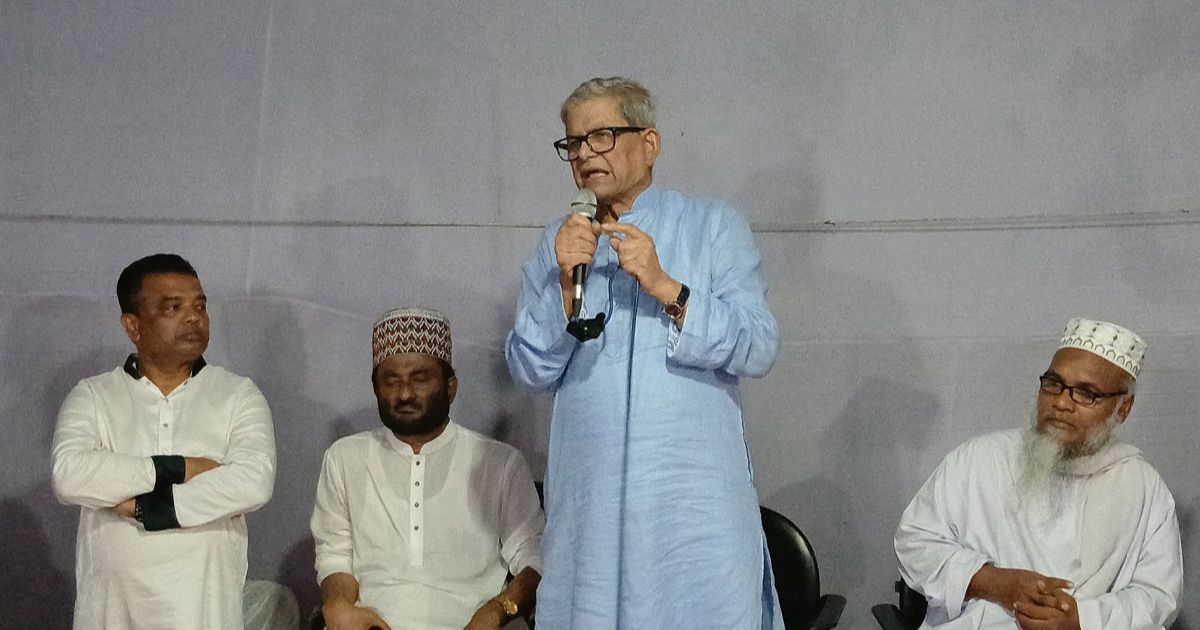 “ভারত সীমান্তে পুশ-ইন শুরু করেছে বর্তমান সরকারকে চাপে ফেলতে”— মির্জা ফখরুল