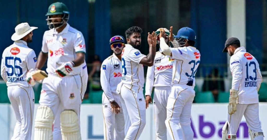 কলম্বো টেস্টে বাংলাদেশ ২৪৭ রানে অলআউট, তাইজুলের লড়াই টিমের জন্য আশা জুগালো