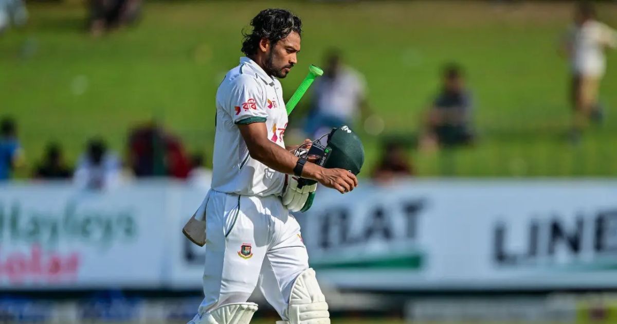 বাংলাদেশের টেস্ট অধিনায়কত্ব থেকে সরে দাঁড়ালেন নাজমুল হোসেন শান্ত