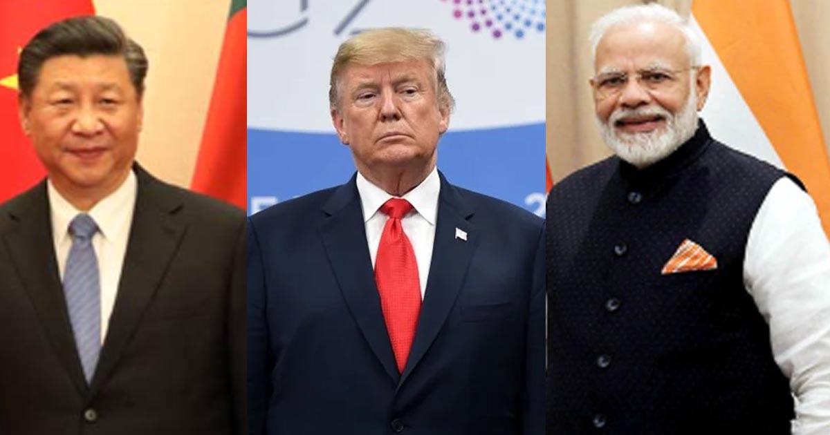 মার্কিন প্রেসিডেন্ট ট্রাম্প ঘোষণা দিলেন চীন ও ভারতের সঙ্গে নতুন বাণিজ্য চুক্তি