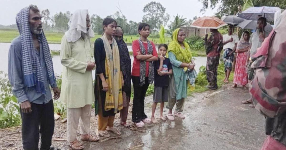 লালমনিরহাটে ভারতীয় বিএসএফ শিশুসহ ৭ জনকে ঠেলে পাঠায়