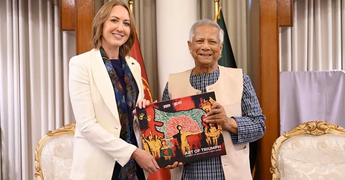 প্রধান উপদেষ্টার সঙ্গে অস্ট্রেলিয়ার হাইকমিশনারের সাক্ষাৎ, জুলাই সনদ ও দ্বিপাক্ষিক সহযোগিতা নিয়ে আলোচনা