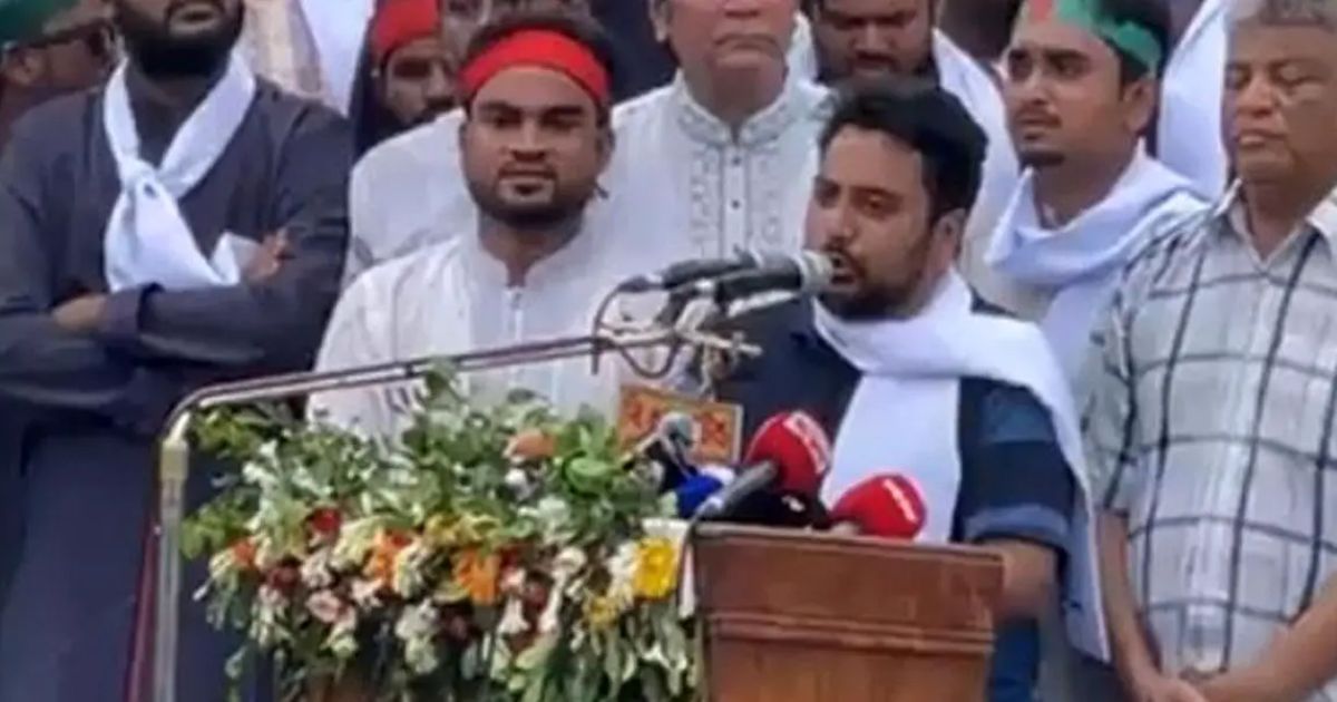 জুলাই গণঅভ্যুত্থানকে স্বীকৃতি দিতে হবে: নাহিদ ইসলাম