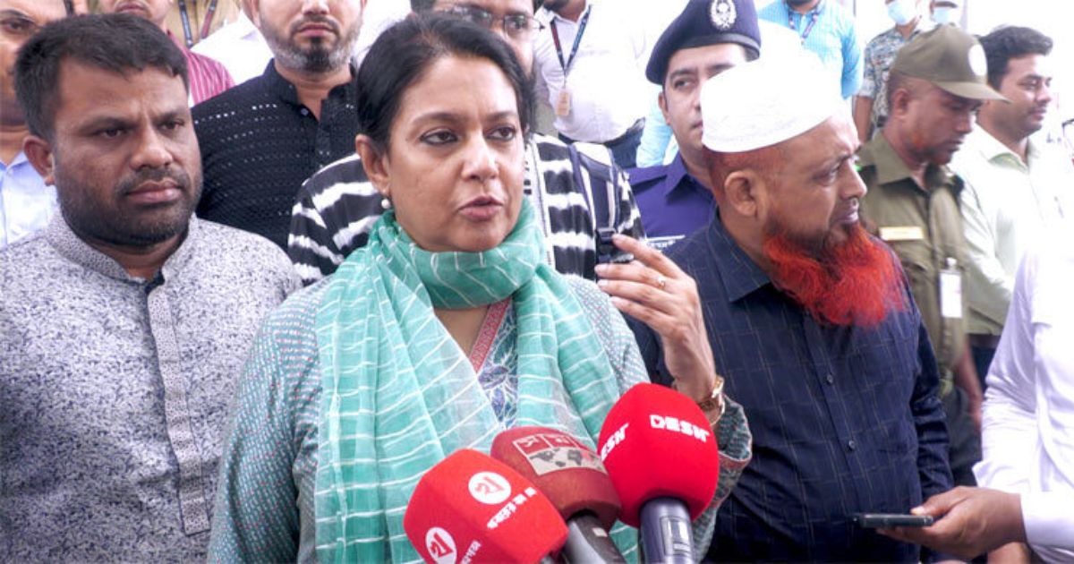 তিস্তা মহাপরিকল্পনা চূড়ান্ত হবে এ বছরের শেষ নাগাদ: উপদেষ্টা রিজওয়ানা হাসান