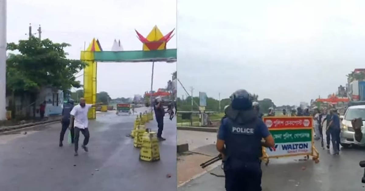 গোপালগঞ্জ থেকে মাদারীপুর যাওয়ার পথে এনসিপির গাড়িবহরে হামলা, নেতাকর্মীরা পুলিশ সুপার কার্যালয়ে নিরাপদ